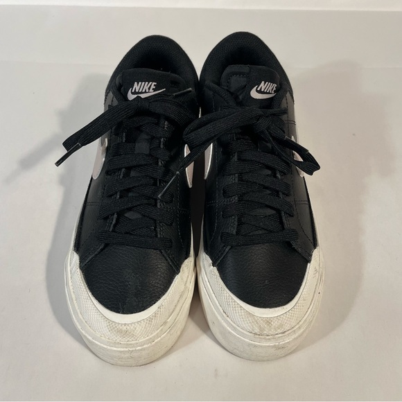 Nike Court Legacy Lift Black Sail Platinum Violet Size 6 - Picture 6 of 8